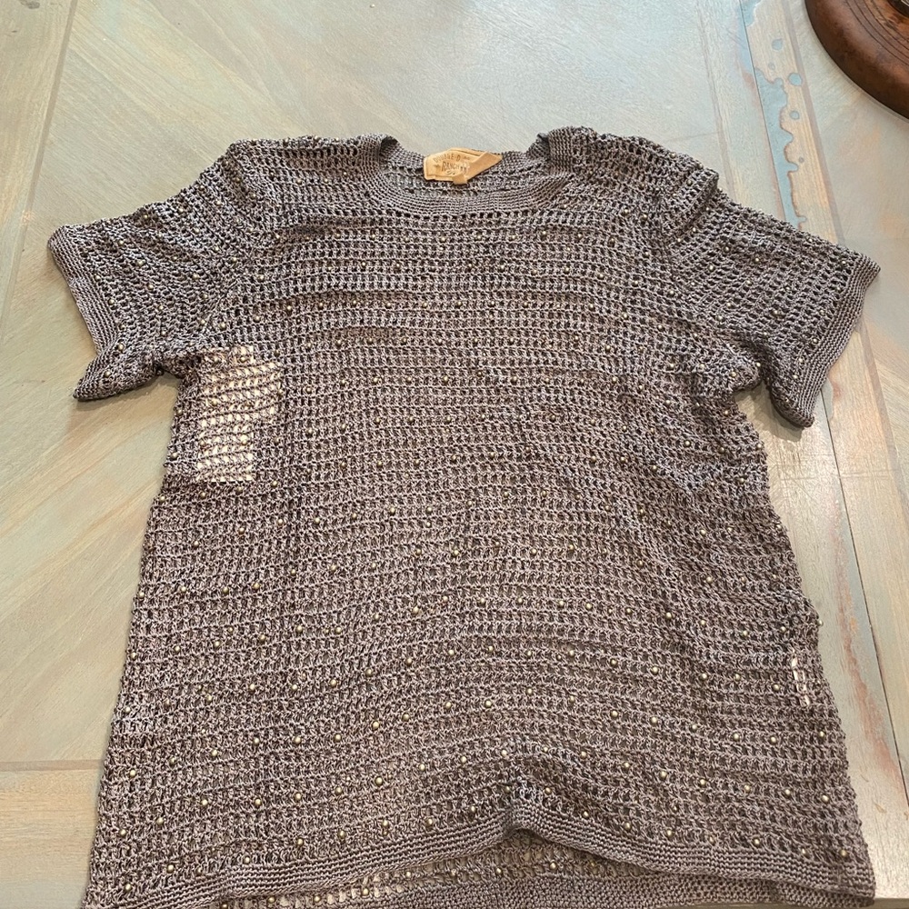 Kids Gray Knit Shirt